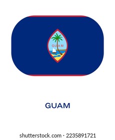 Flag guam guam flag illustration guam stock illustration