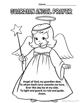Guardian angel prayer