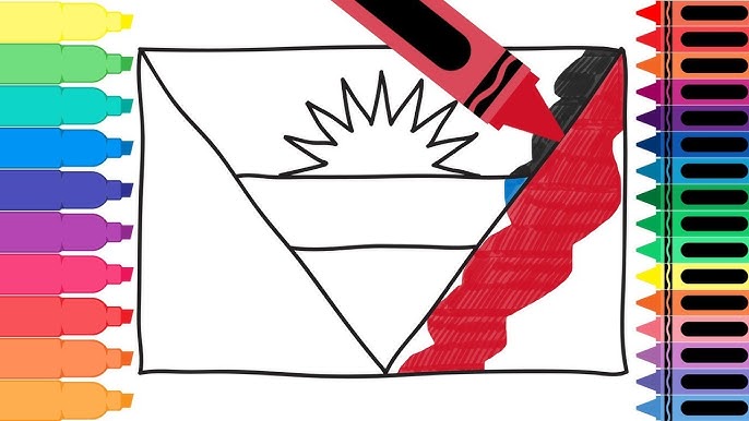 How to draw guateala flag