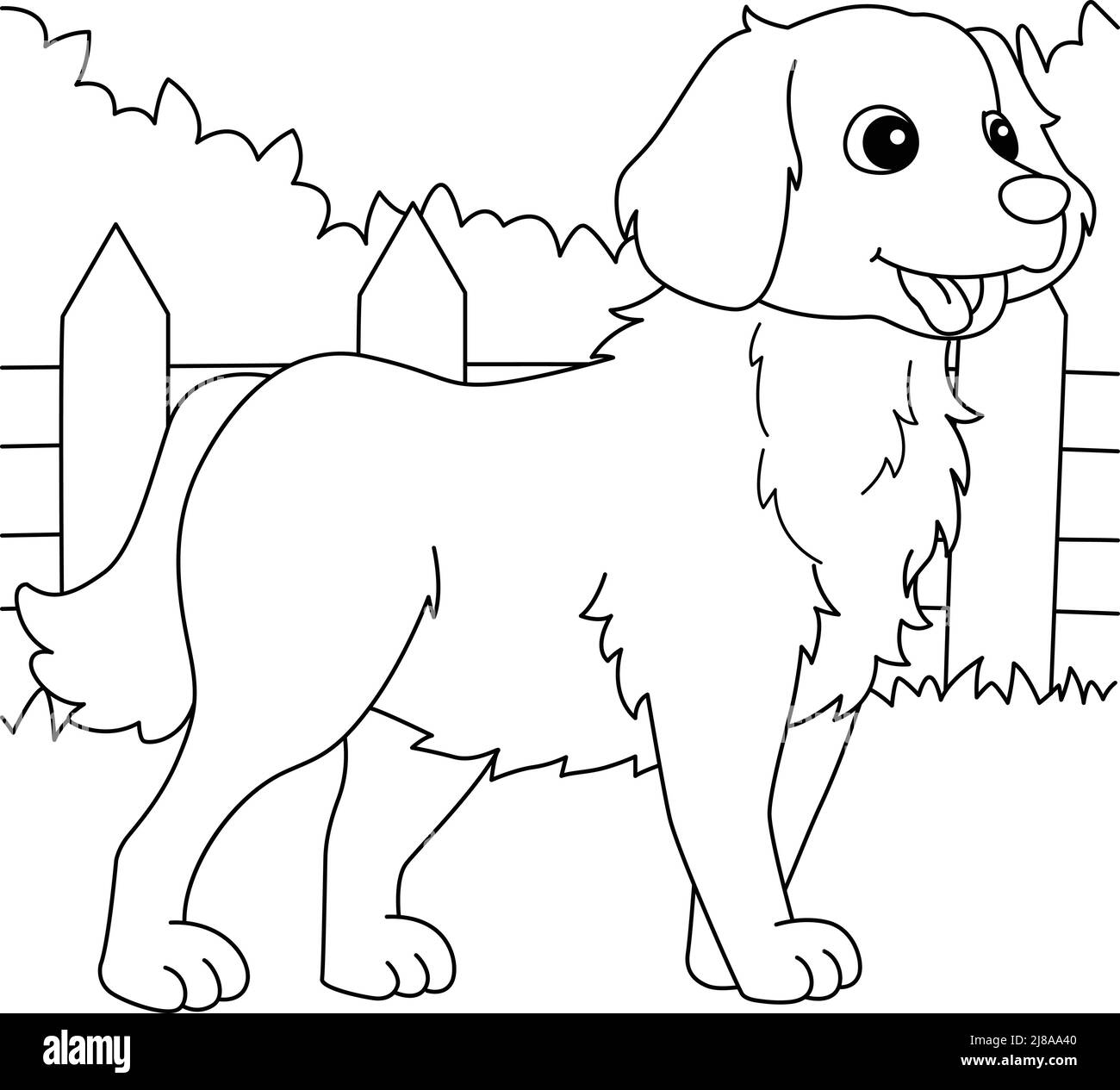 Guide dog breed stock vector images