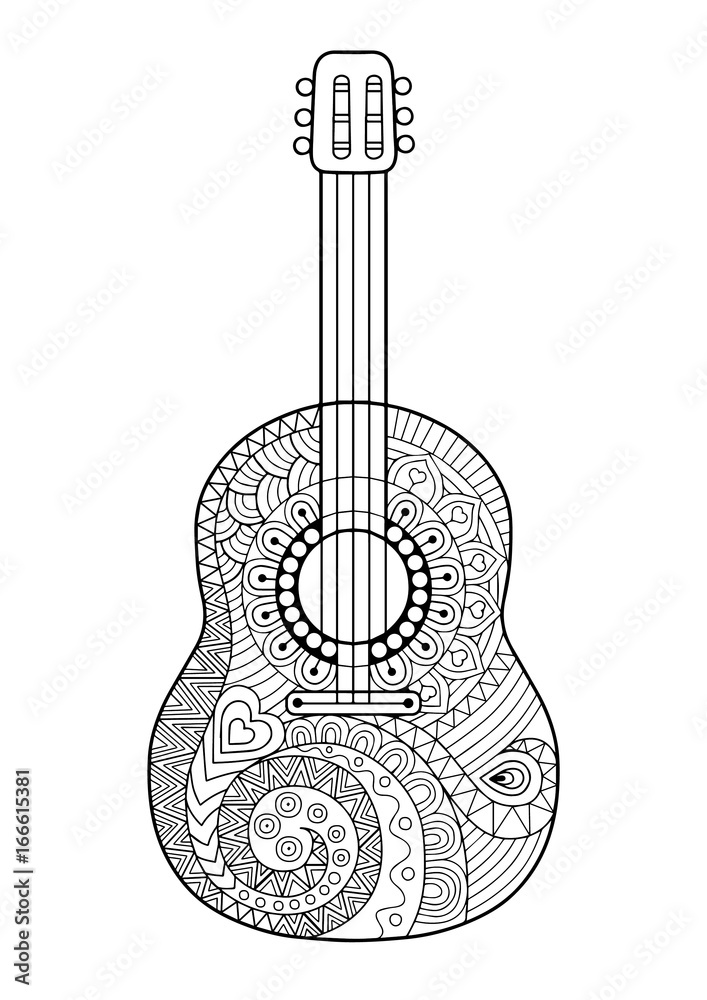 Coloring page for adult antis