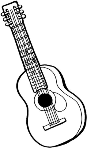 String guitar coloring page free printable coloring pages