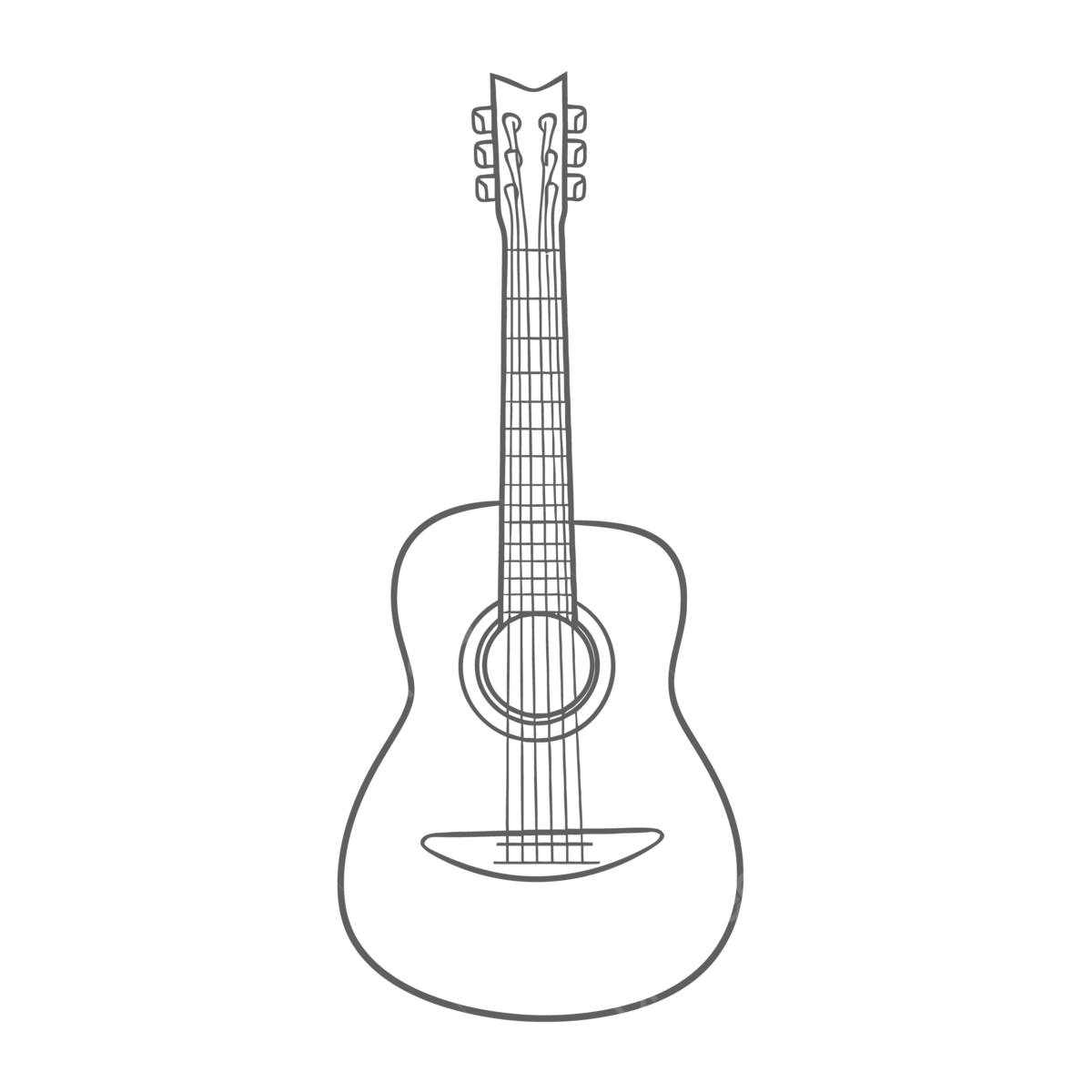 Vector coloring page for guitar outline sketch drawing guitar drawing wing drawing ring drawing png and vector with transparent background for free download
