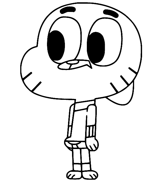 The amazing world of gumball coloring pages printable for free download