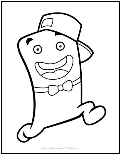 Gumbys cousin coloring page print it free