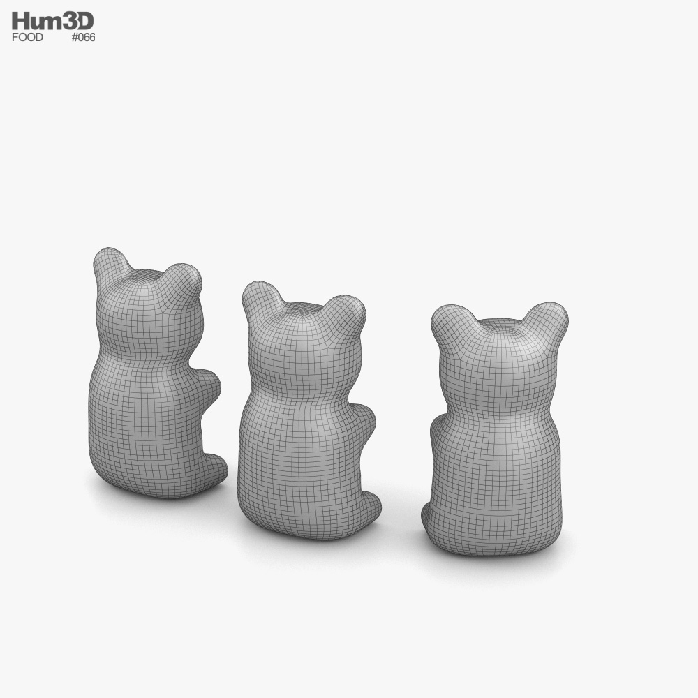 Gummy bear d model