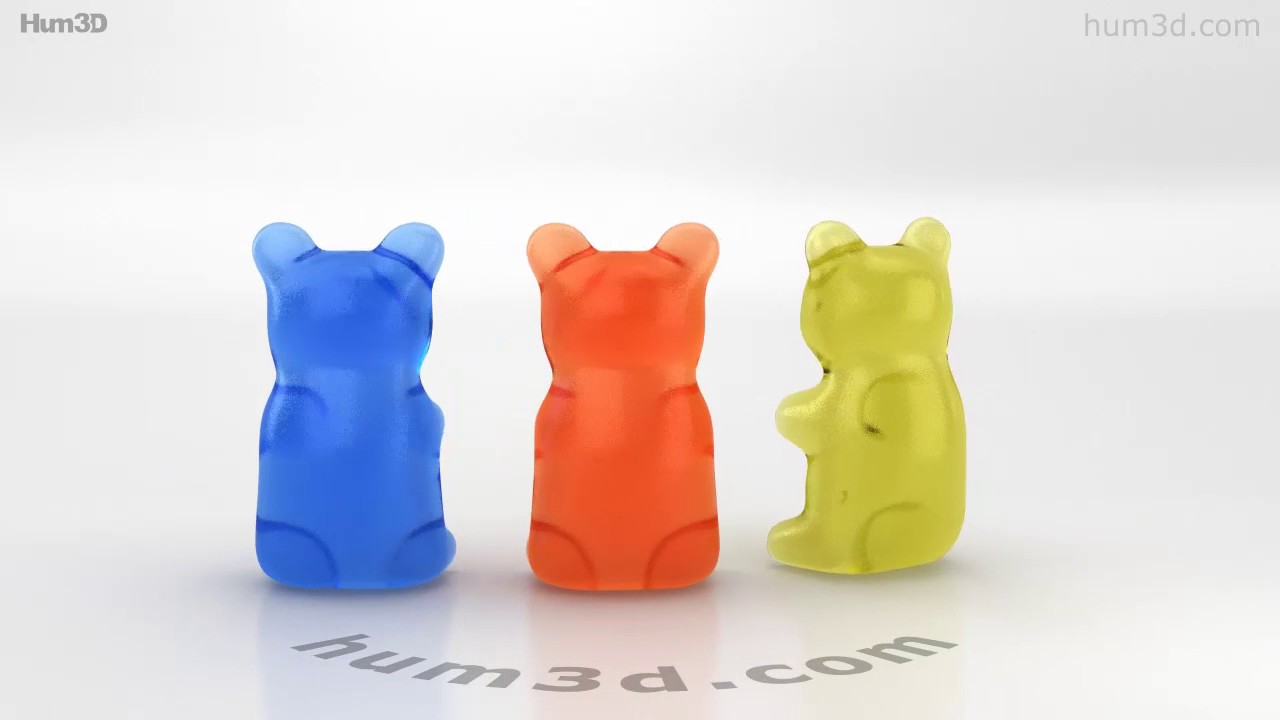 Gummy bear d model