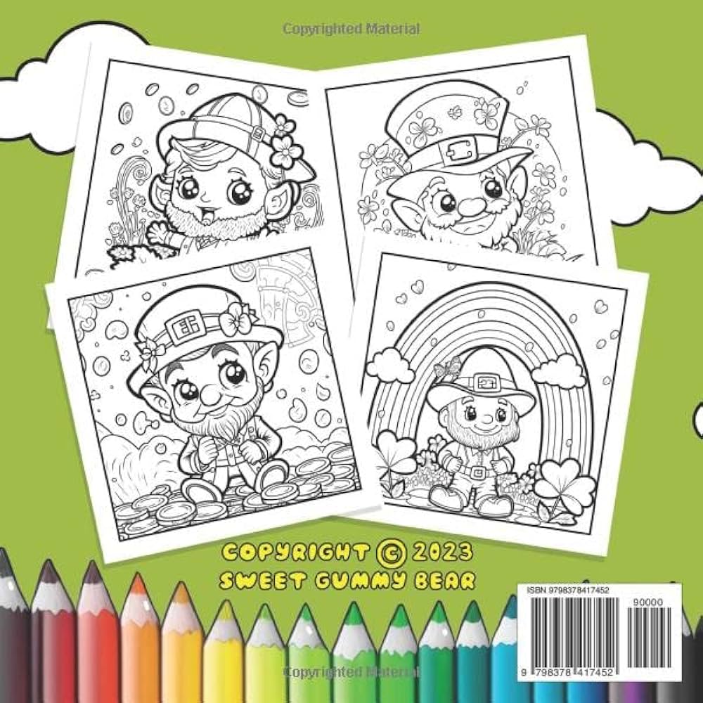 St patricks day coloring book for kids leprechaun coloring book st patricks day books for kids st patricks day jokes for kids st patricks st patricks day