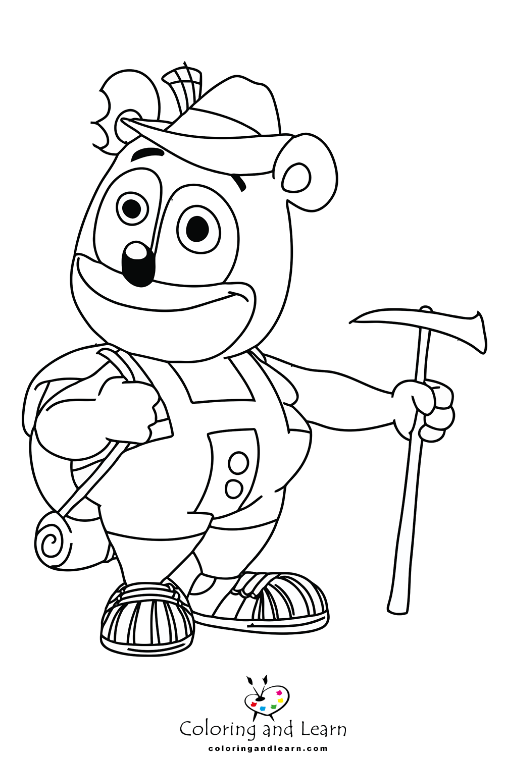 Gummy bear coloring pages