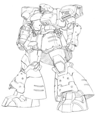 Gundam art coloring pages mecha anime