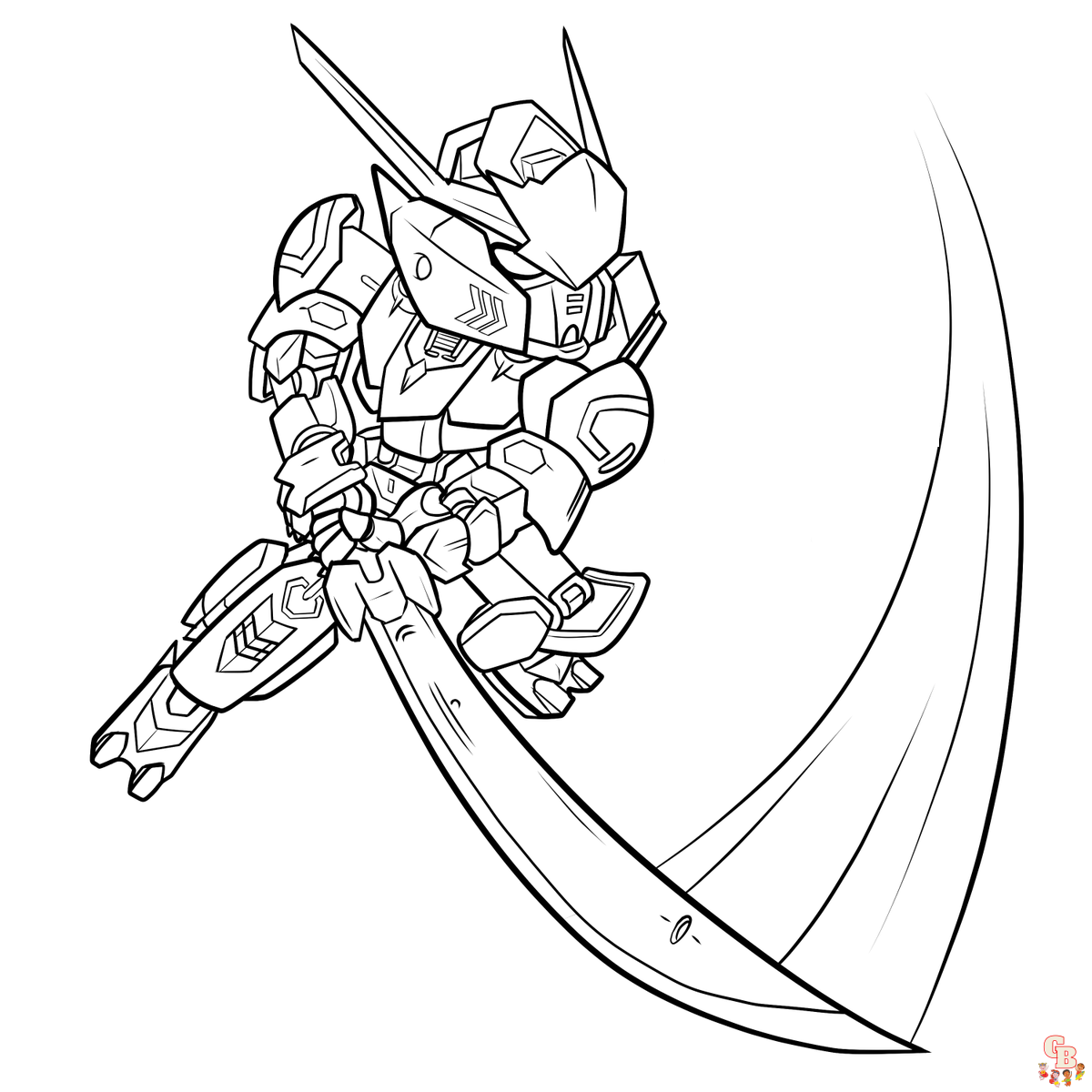 Free gundam coloring pages