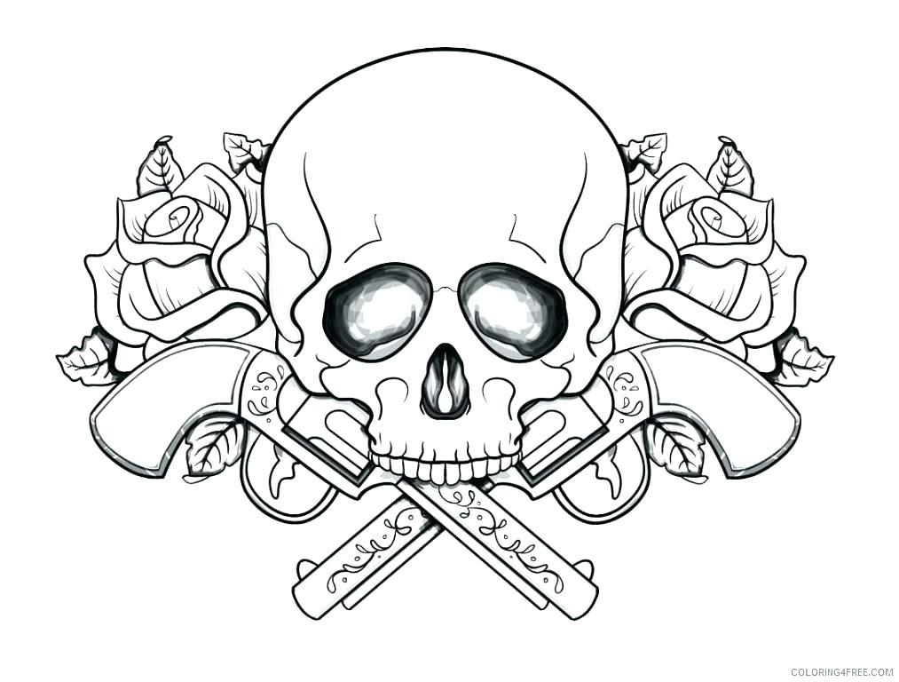 Guns and roses coloring pages logo