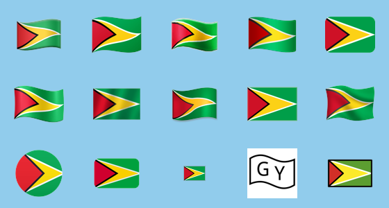 Ðð flag guyana emoji