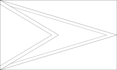Coloring page for the flag of guyana