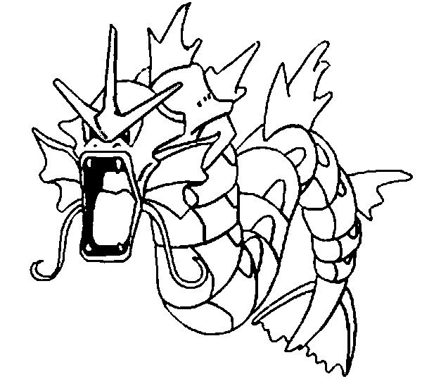 Gyarados pokemon coloring pokemon coloring pages pokemon gyarados