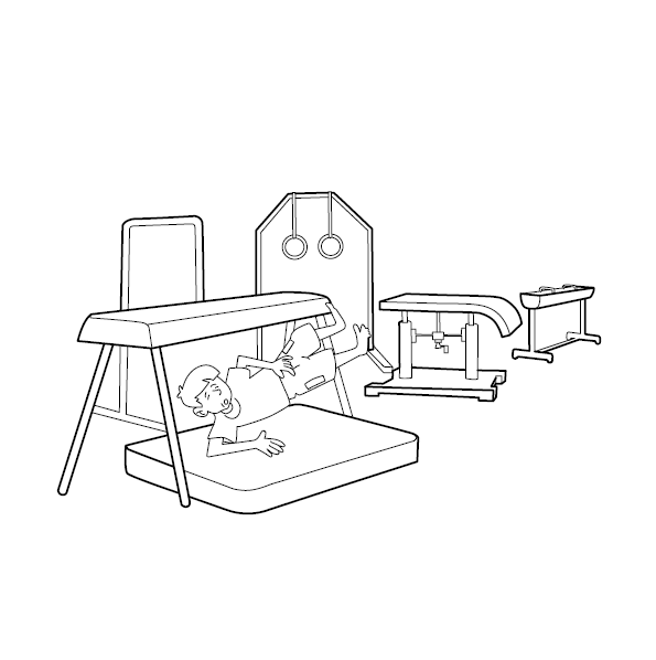 Gym colouring page free colouring book for children â monkey pen store