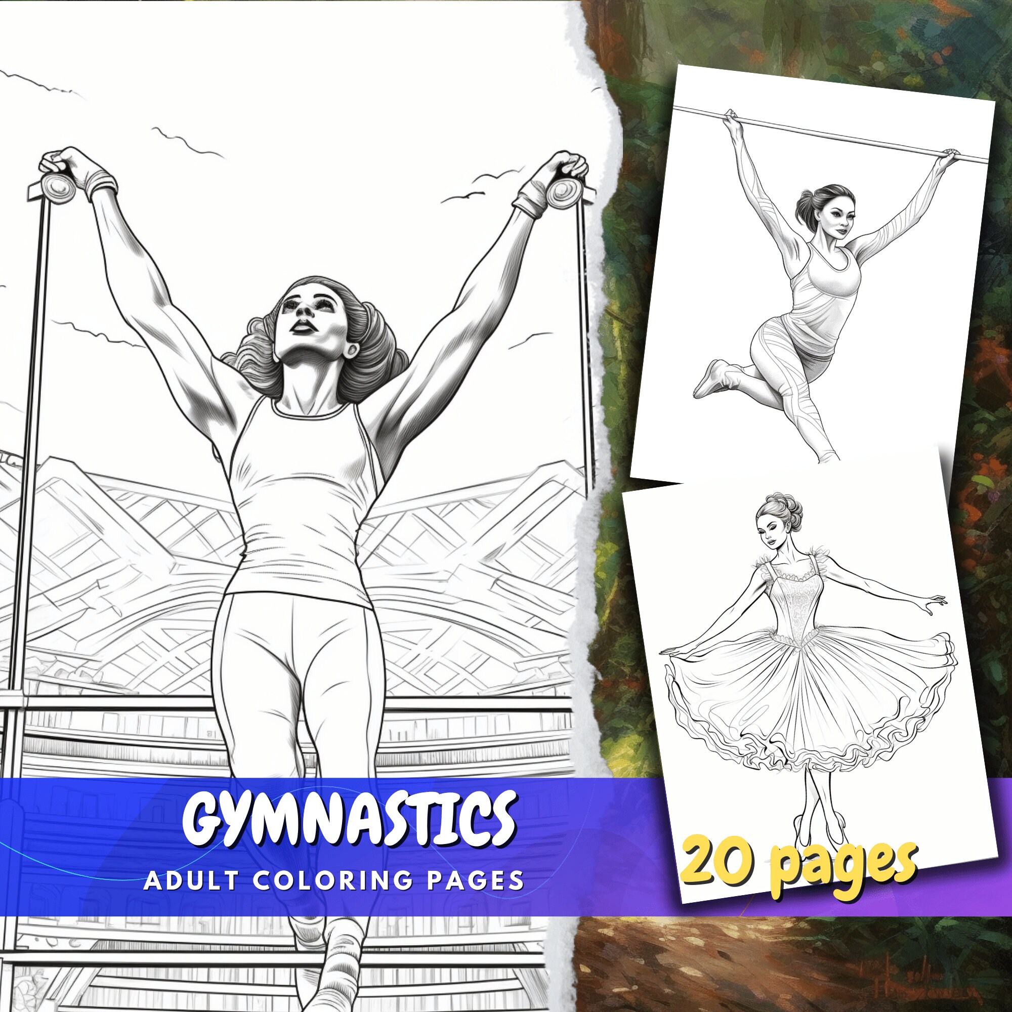 Gymnastics coloring