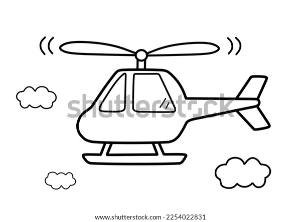 Helicopter coloring page photos and images