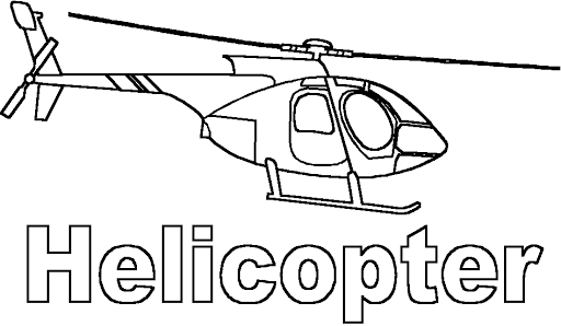 Coloring pages h for helicopter coloring pages