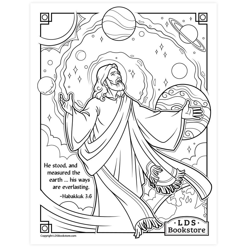 His ways are everlasting coloring page