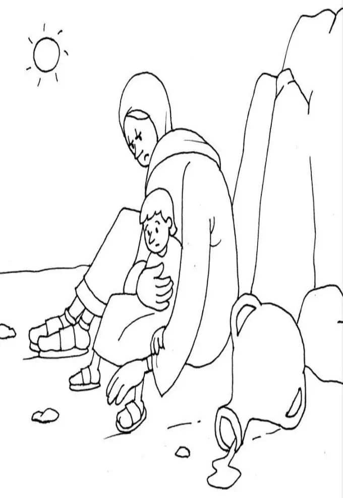 Hagar and ishmael malvorlagen