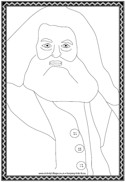 Hagrid colouring page harry potter coloring pages harry potter colors coloring pages