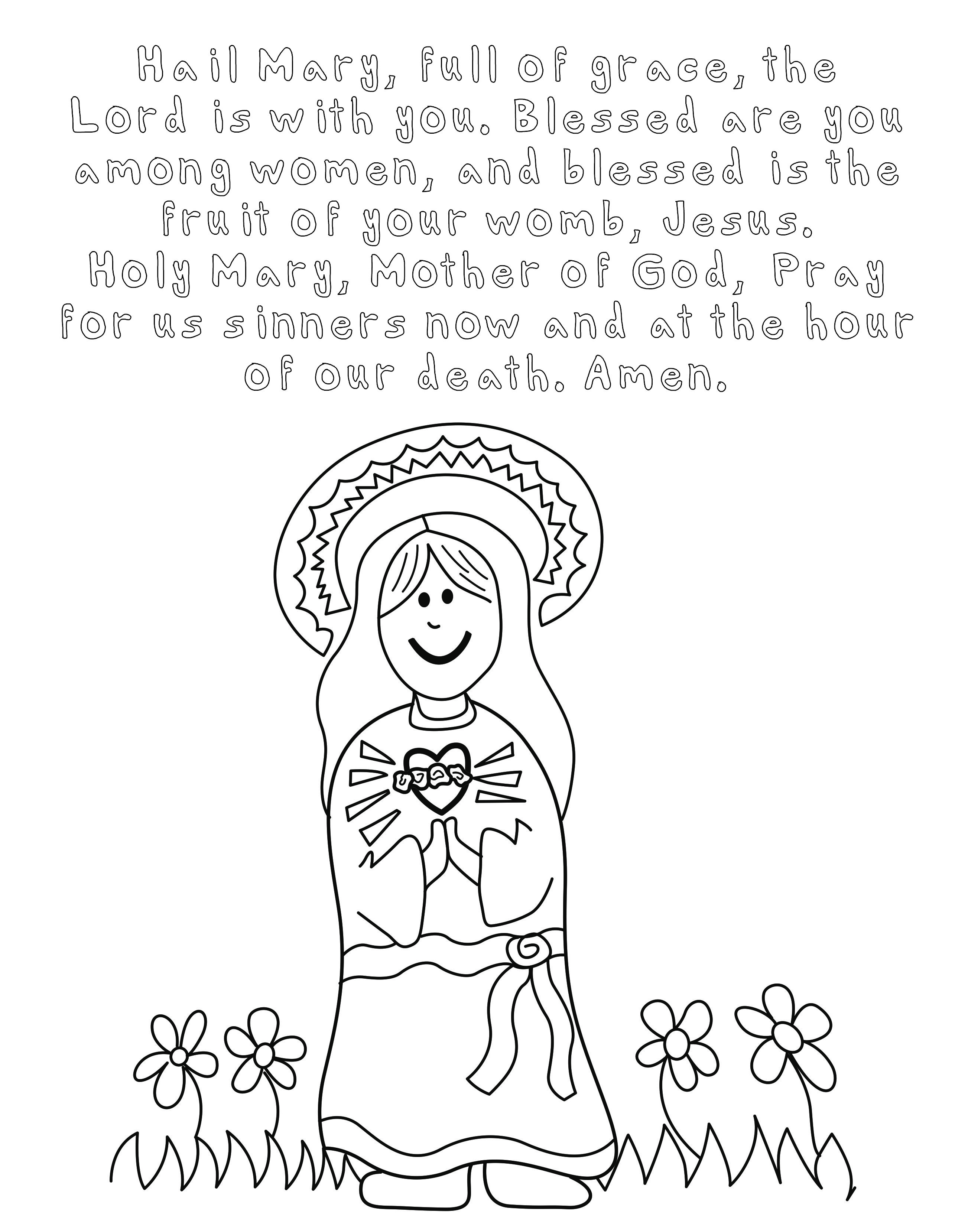 Ways to âbe the churchâ for your child plus free kids catholic coloring book