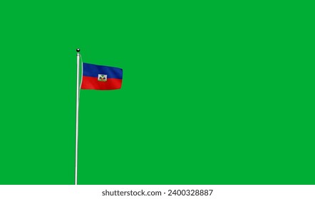 Flag haiti animation stock photos