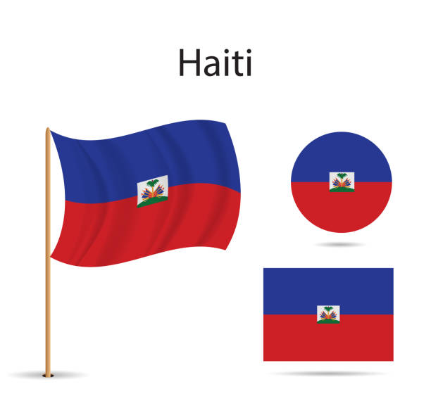 Haiti coat of arms national landmark flag stock photos pictures royalty