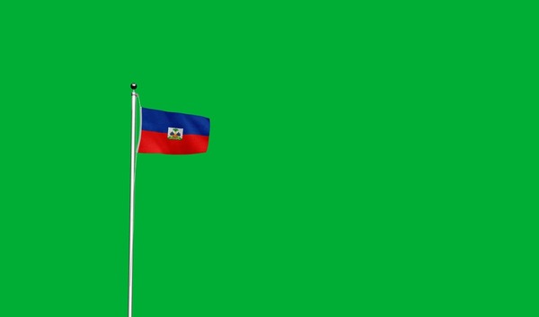 Flag haiti animation stock photos