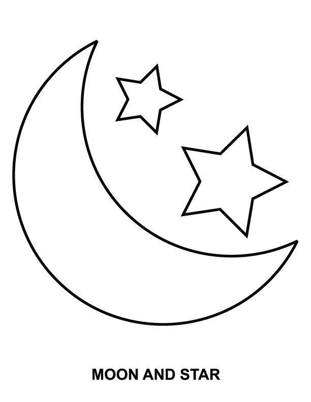 Stars coloring pages