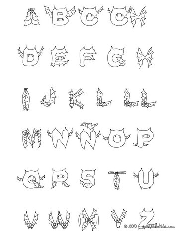 Bat coloring pages