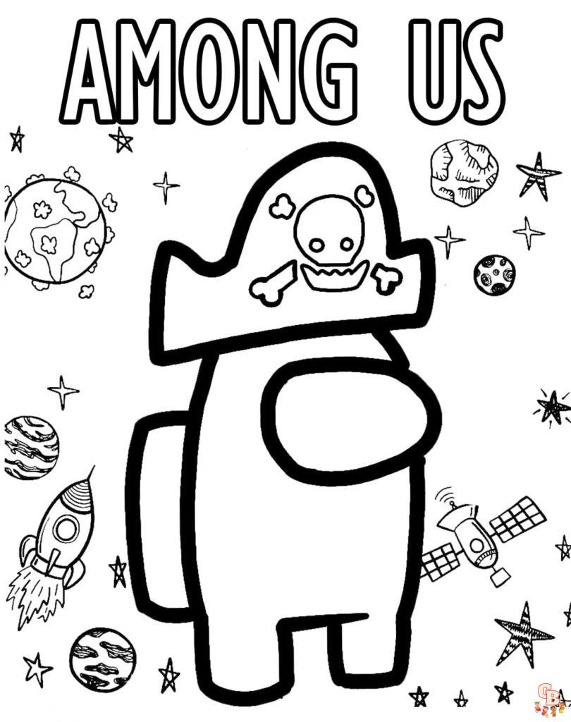 Among us coloring pages