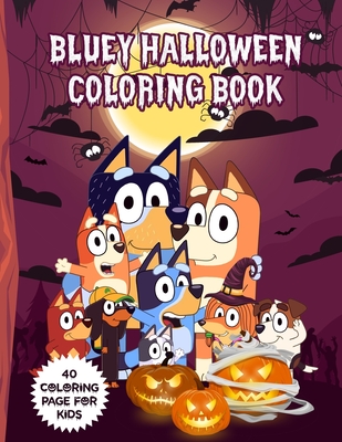 Bluey halloween coloring book for kids great halloween coloring book for kids