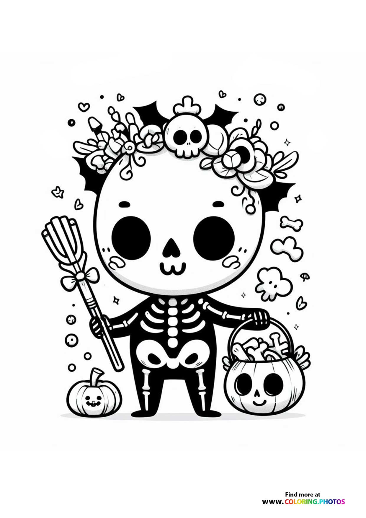 Halloween skeleton