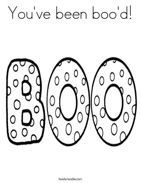 Youve been bood coloring page youve been bood halloween coloring pages coloring pages