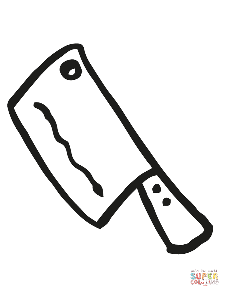 Halloween cleaver coloring page free printable coloring pages