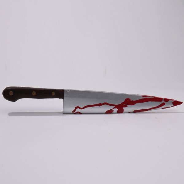 Butcher knife with blood michael myers halloween prop repl