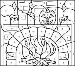 Spooky halloween coloring fun