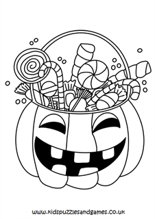Halloween candy treats louring