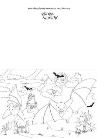 Halloween louring cards