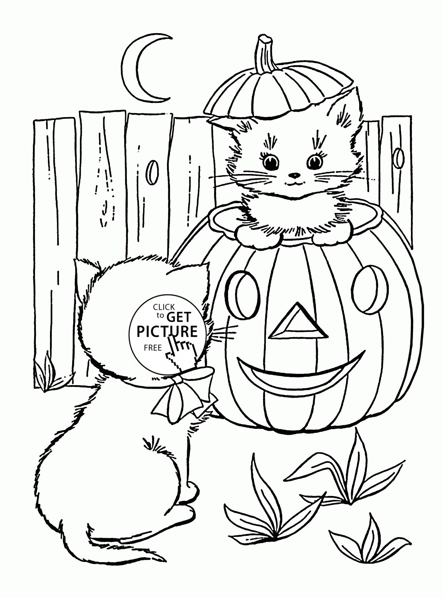 Cute halloween cats coloring pages for kids pumpkin printables freeâ halloween coloring pages halloween coloring book free halloween coloring pages