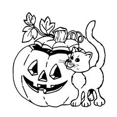 Top free printable halloween cat coloring pages online