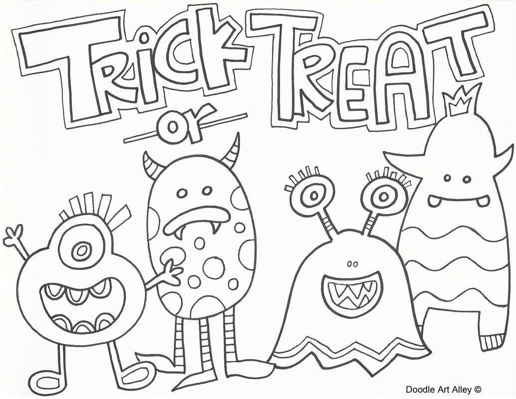 Halloween coloring pages