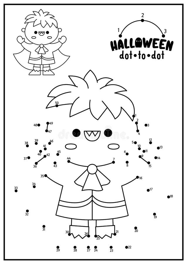 Vector halloween dot