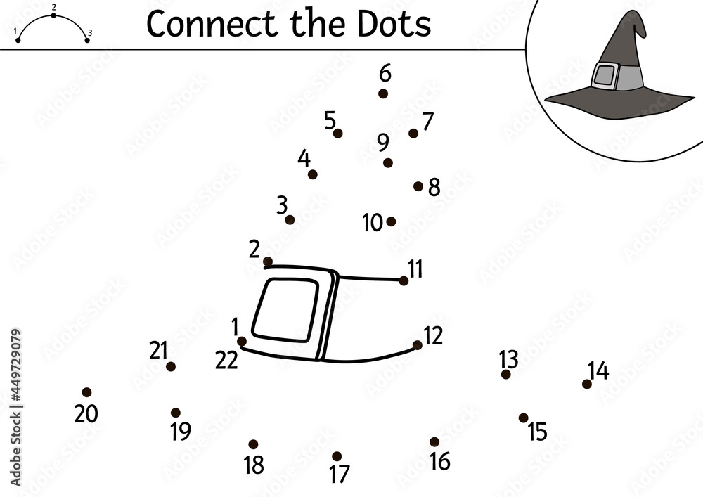 Vector halloween dot