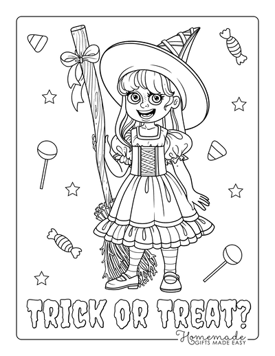 Free printable halloween coloring pages