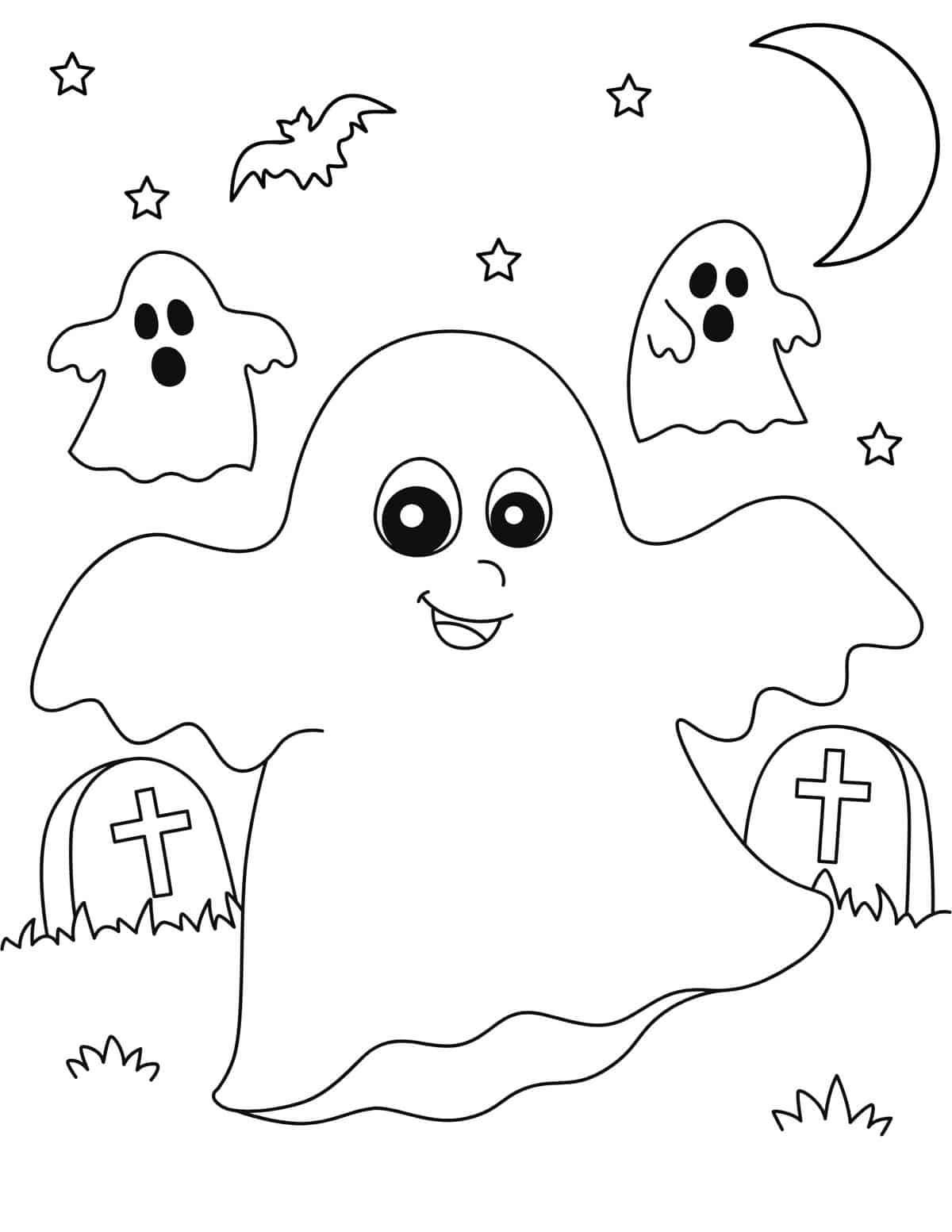 Free halloween coloring pages for kids and adults