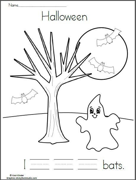 Halloween color write and read