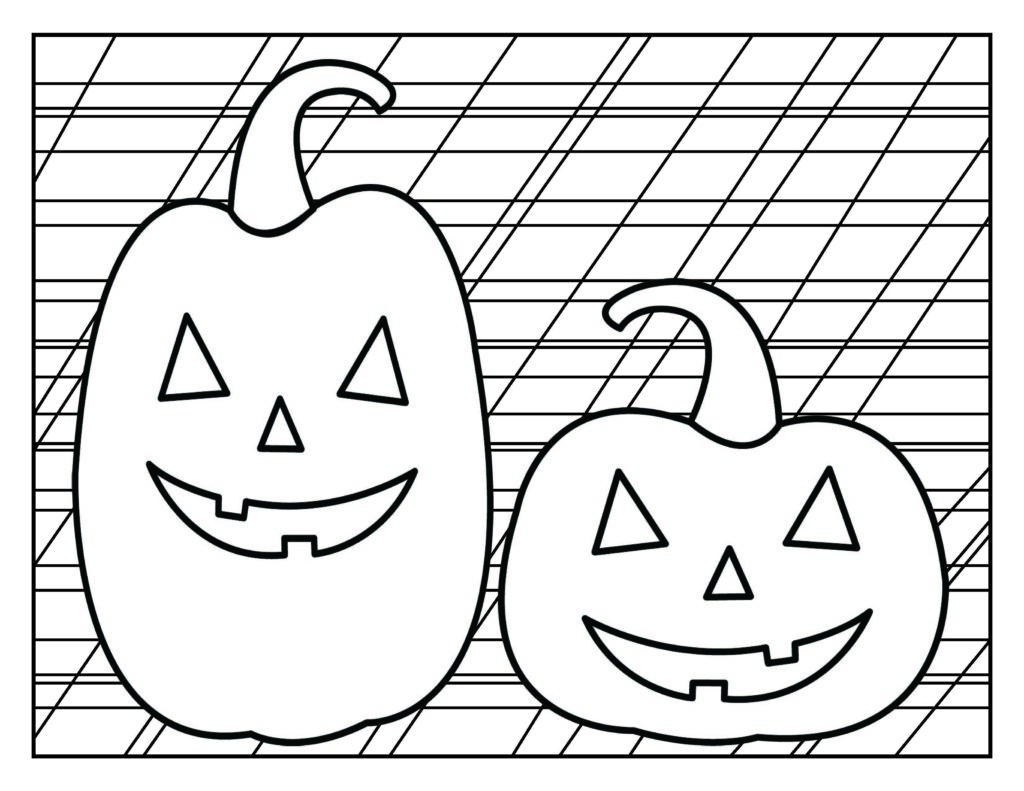 Jack o lantern coloring pages â mary martha mama
